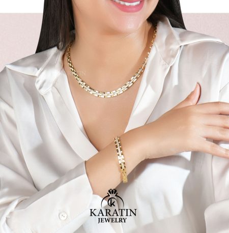 Charming Gold Jewelry Set for Women