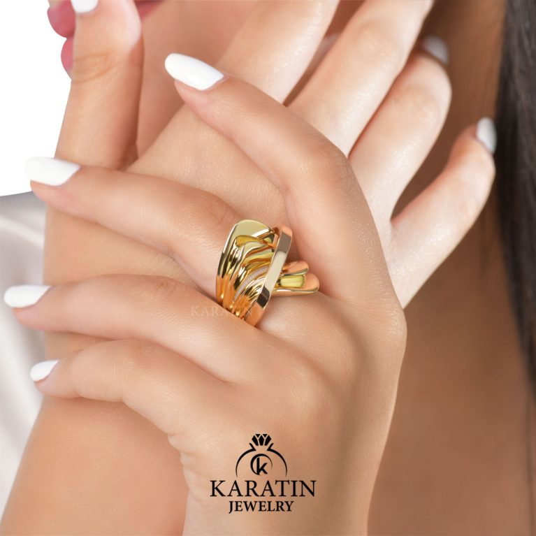 Trendy Gold Ring for Women